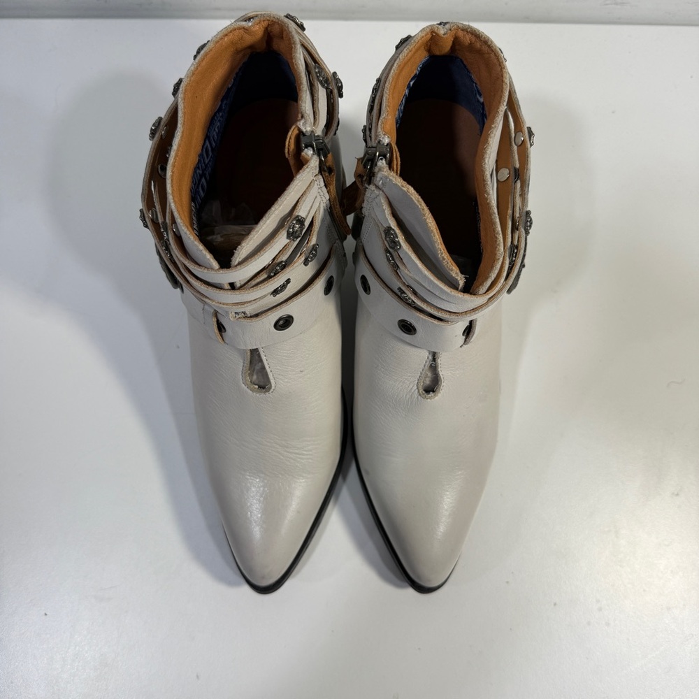 Dingo Born To Run Pointed Toe Zippered Cowboy Booties Womens Size 7.5 B - Picture 6 of 14